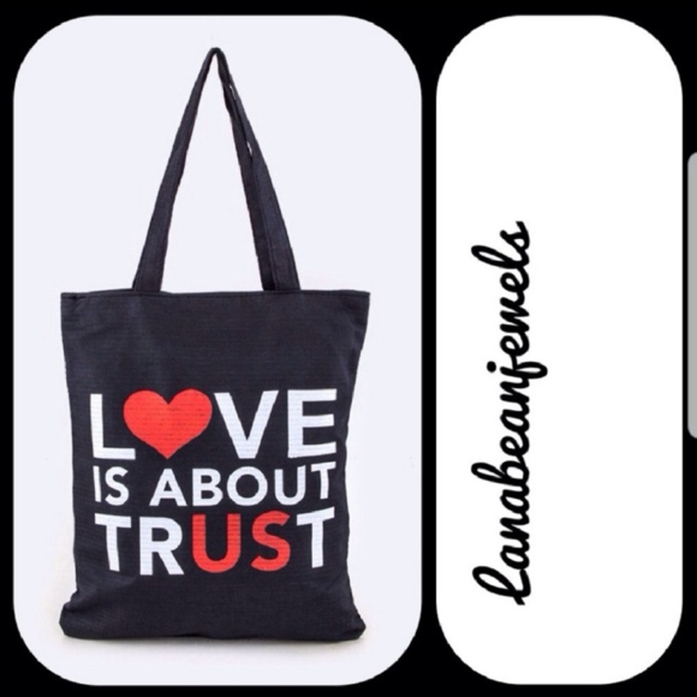 Black red white everyday fashion tote shoulder bag